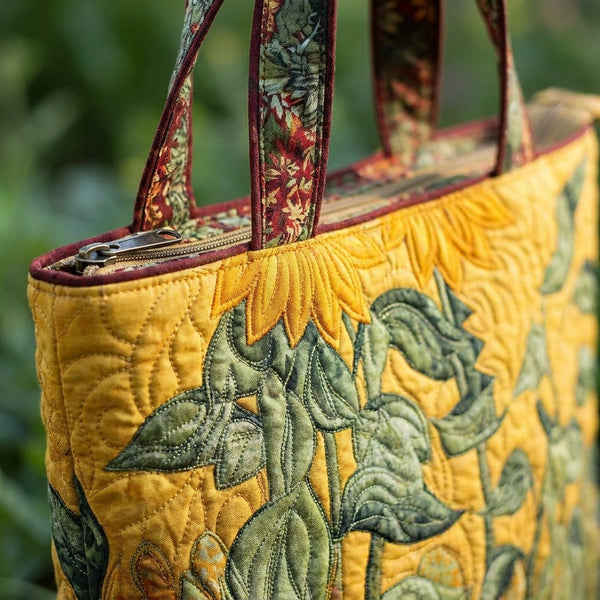 Handveredelte Ledertasche