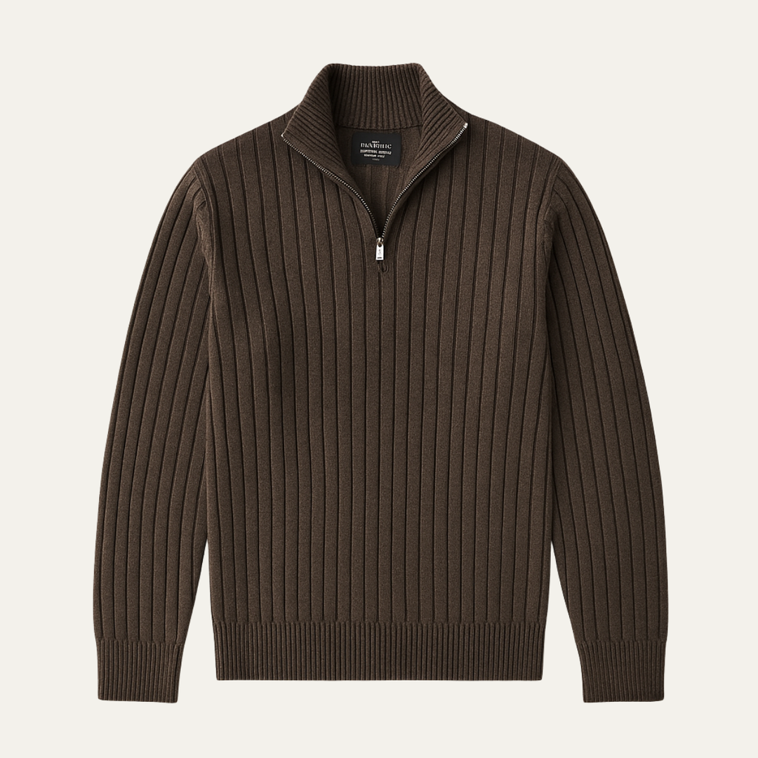 Pembroke Baumwoll-Half-Zip-Pullover
