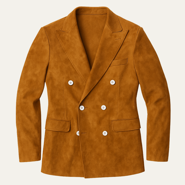 Marsala Wildlederblazer