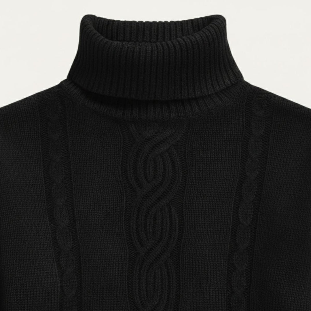Courchevel Knitted Wollrollkragenpullover
