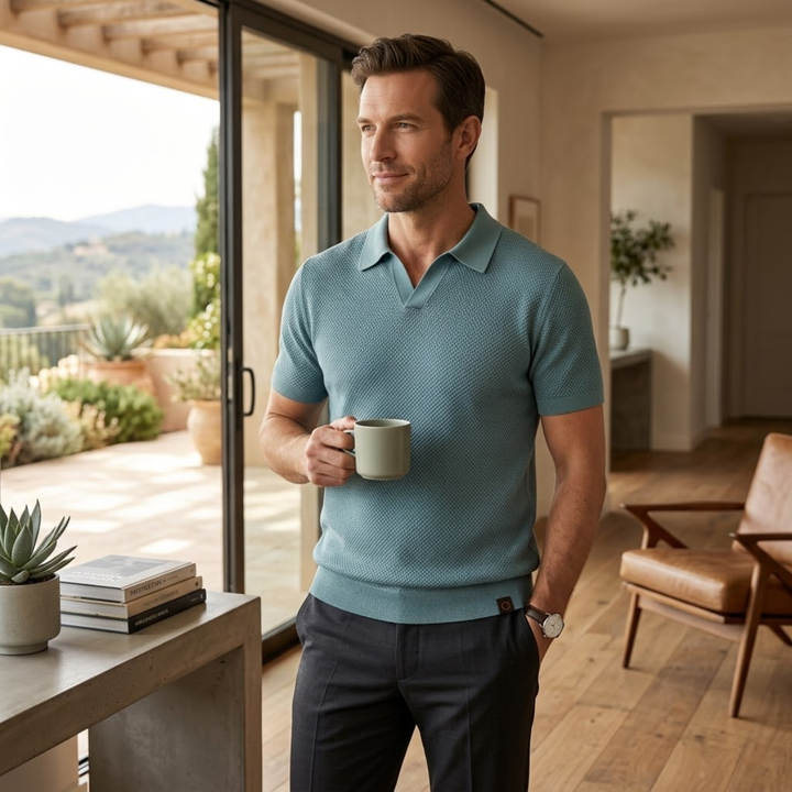 Kensington Strickpoloshirt