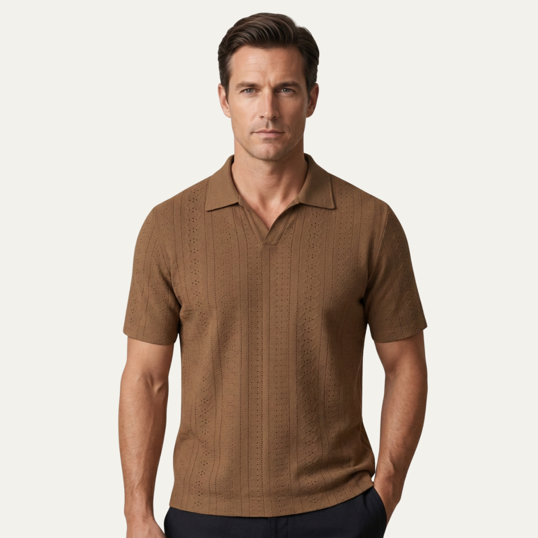 Brookhurst Strickpoloshirt