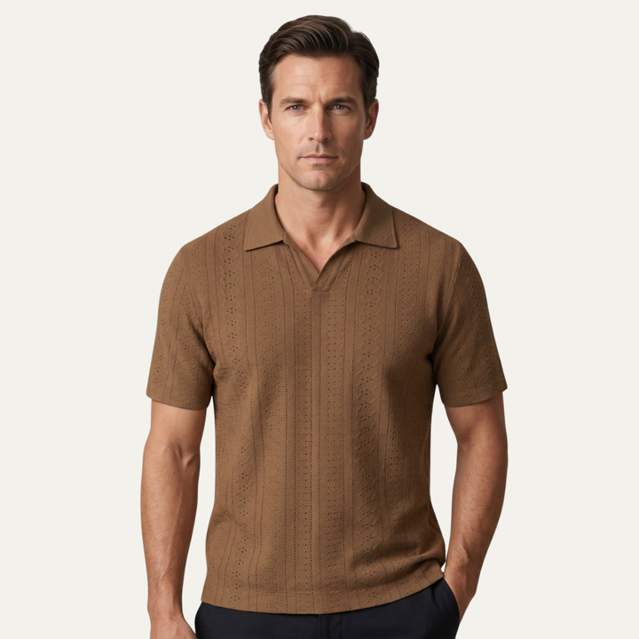 Brookhurst Strickpoloshirt