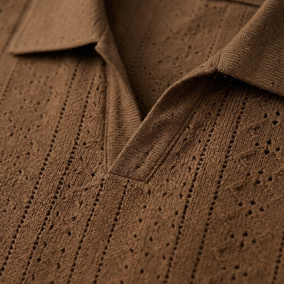Brookhurst Strickpoloshirt