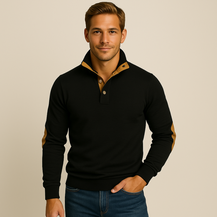 Oxford Half-Zip-Pullover