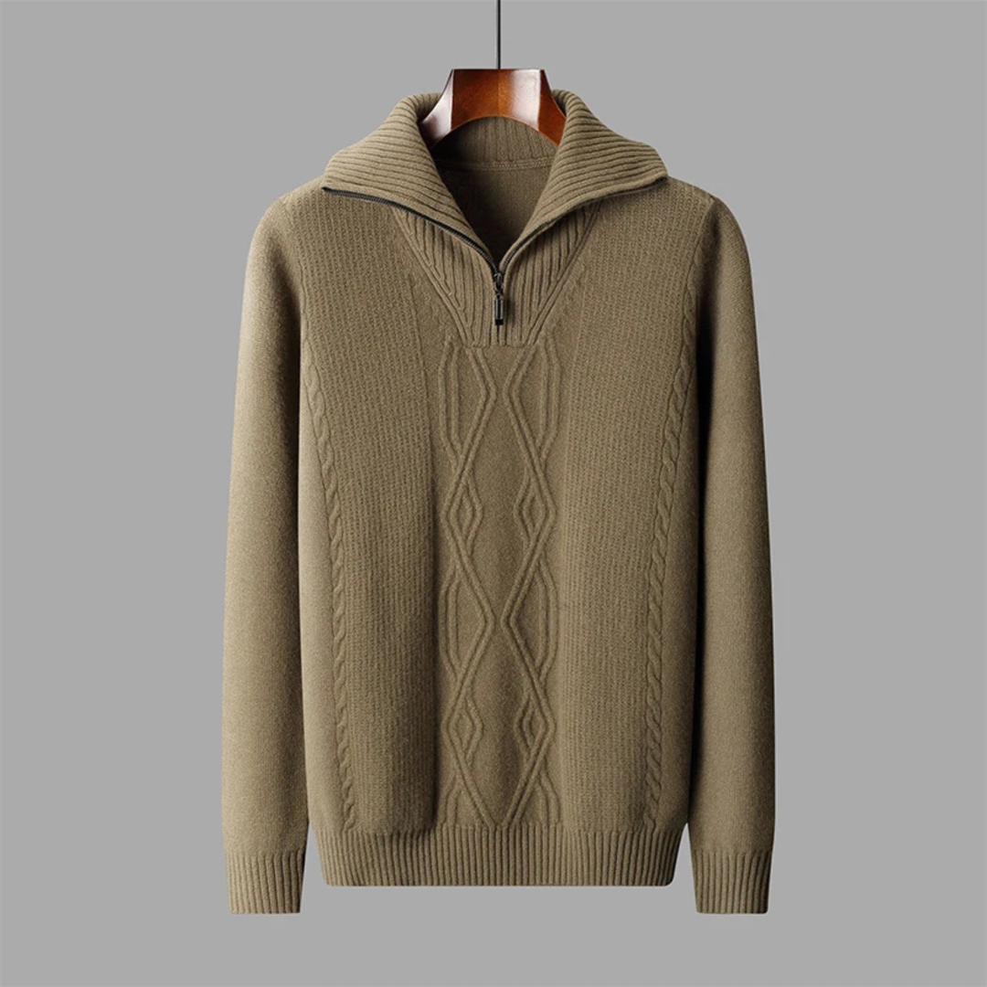 Riverhill Kaschmir-Half-Zip-Pullover