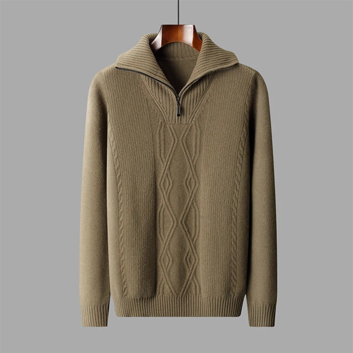 Riverhill Kaschmir-Half-Zip-Pullover