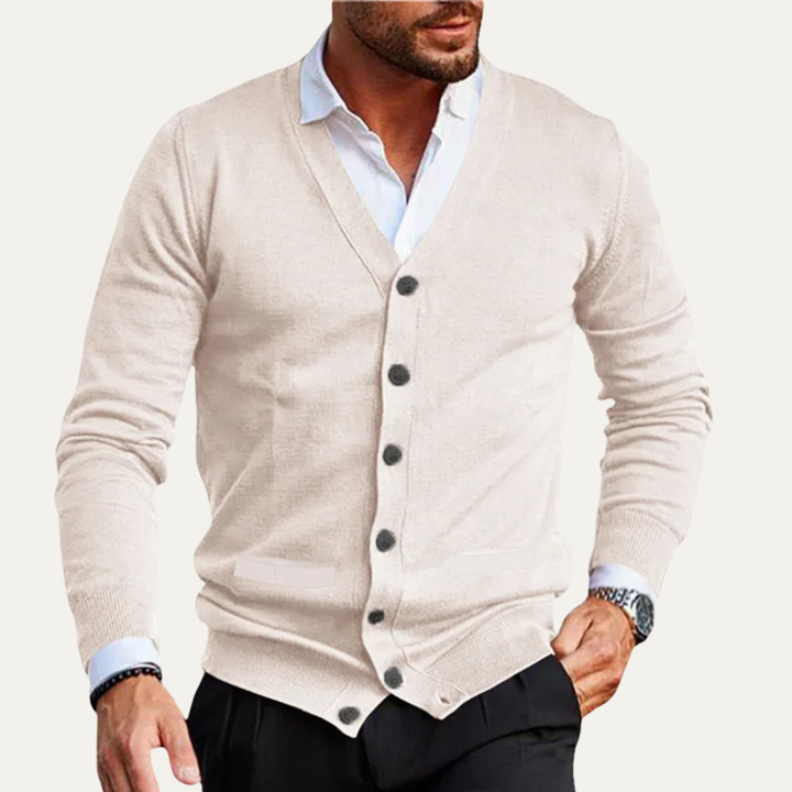 Strickjacke Slim Fit