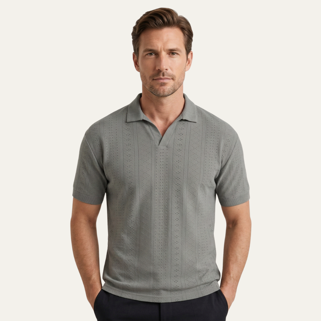 Brookhurst Strickpoloshirt