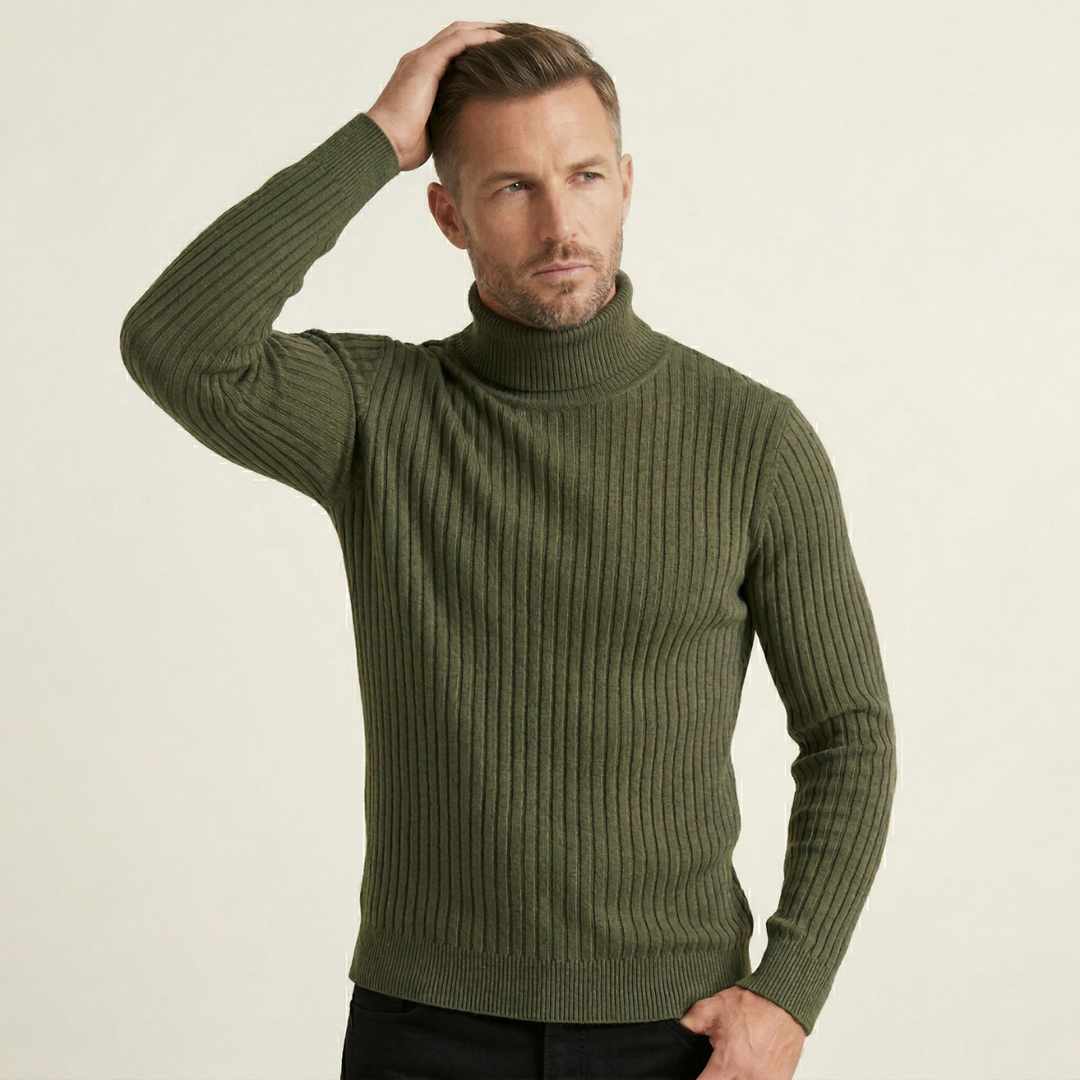 Tavolara Strickrollkragenpullover Slim Fit