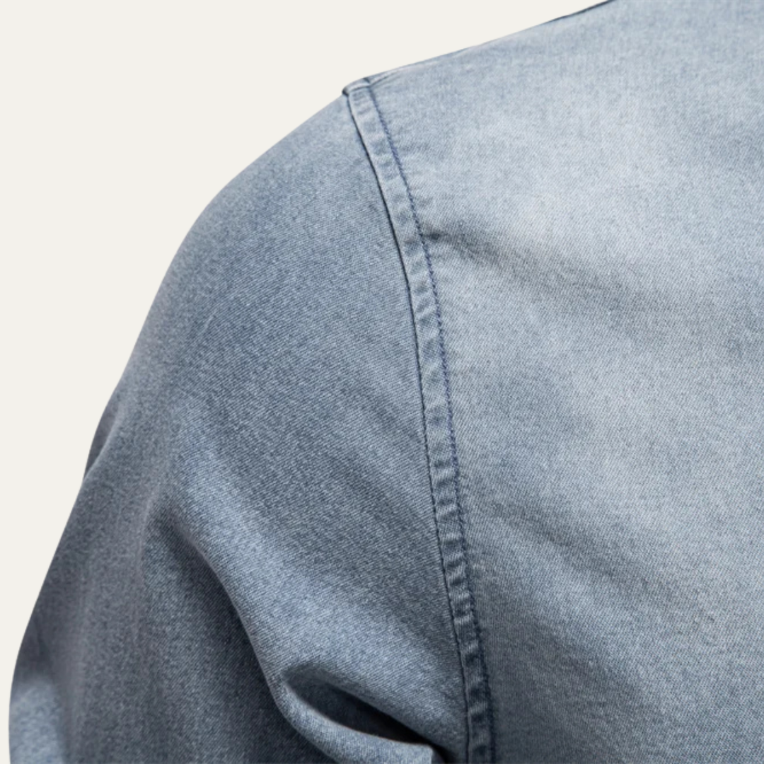 Meadowford Denimjeanshemd Slim Fit