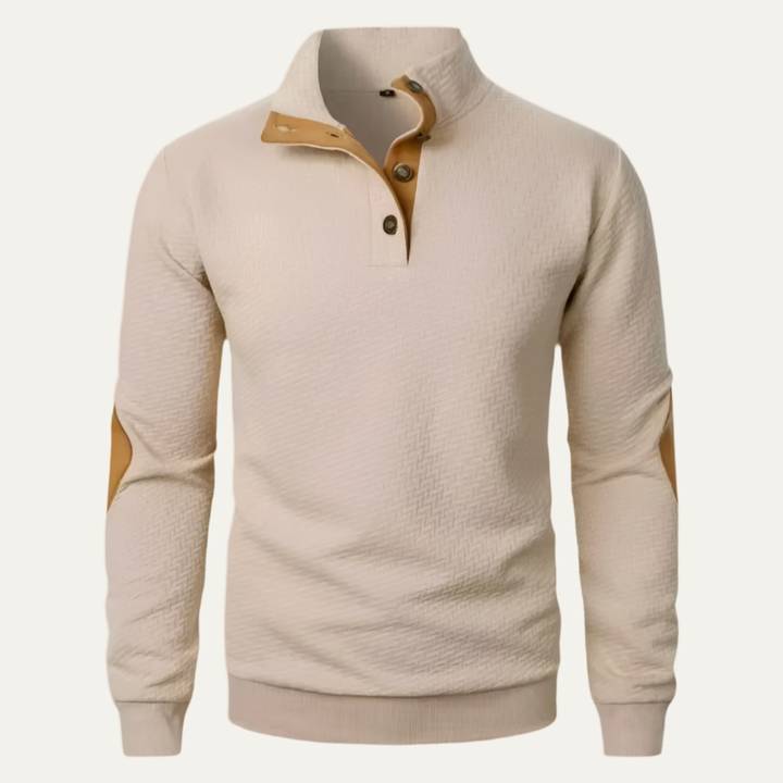 Oxford Half-Zip-Pullover