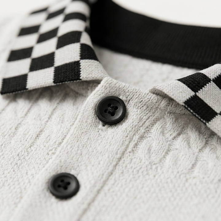 Glenwater Strickpoloshirt