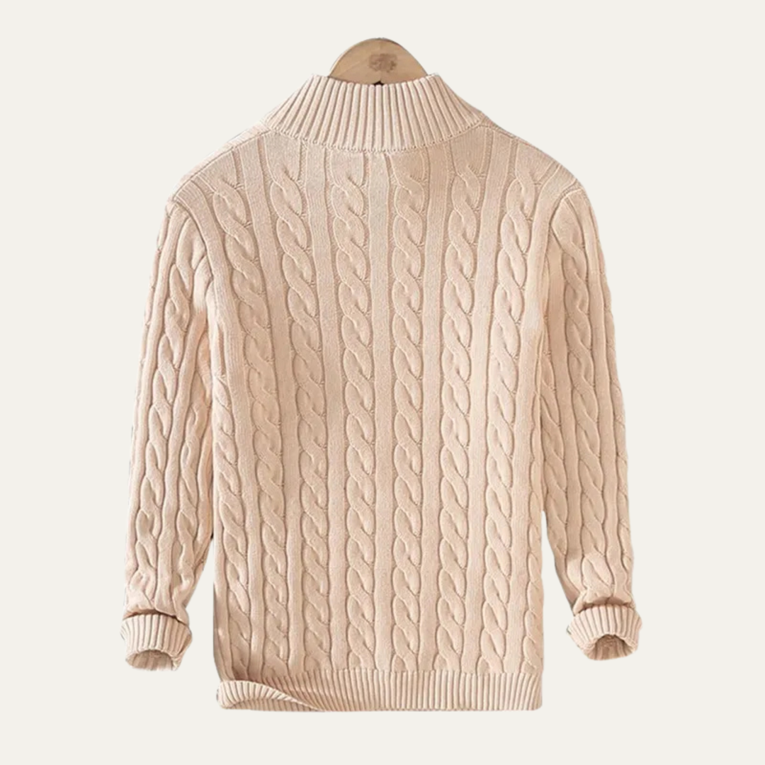 Ashmeadow Baumwoll-Half-Zip-Pullover