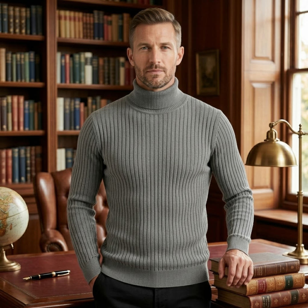 Tavolara Strickrollkragenpullover Slim Fit