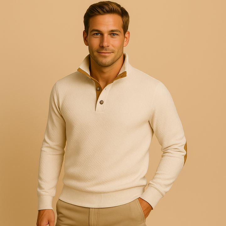 Oxford Half-Zip-Pullover