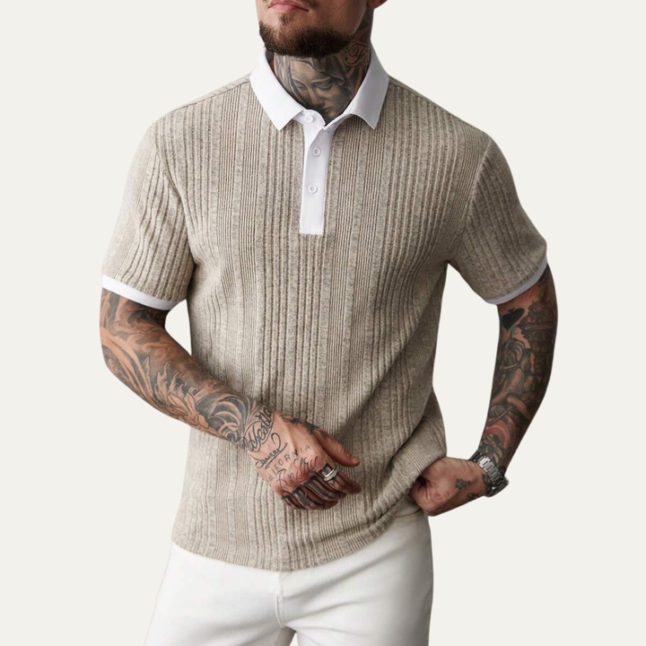 Glenfall Ridge Strickpoloshirt
