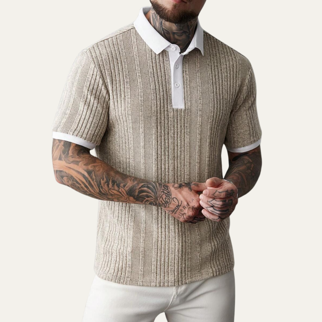 Glenfall Ridge Strickpoloshirt