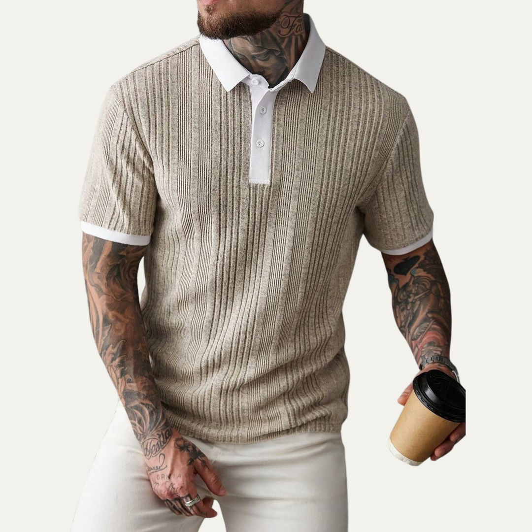 Glenfall Ridge Strickpoloshirt