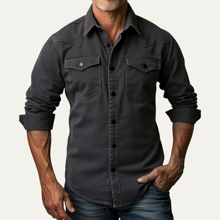Glenwood Court Denimjeanshemd