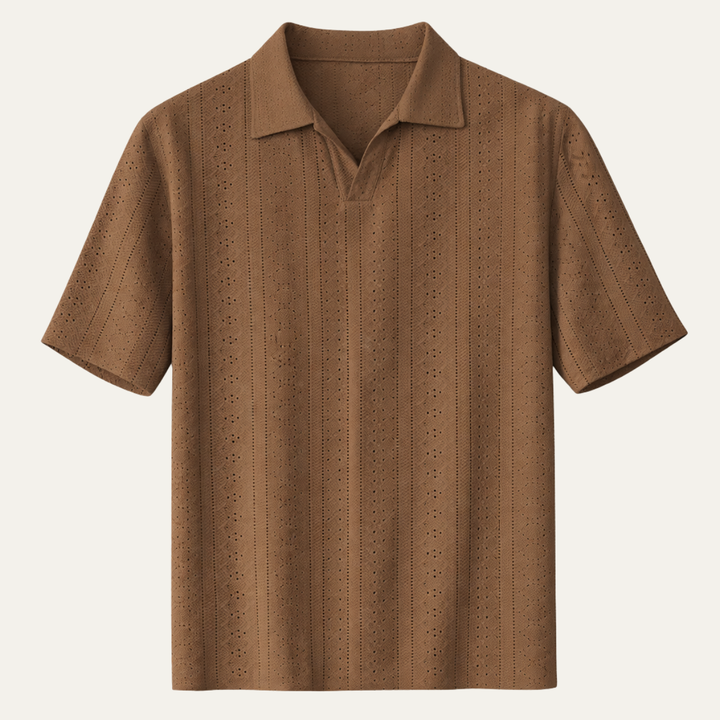 Brookhurst Strickpoloshirt