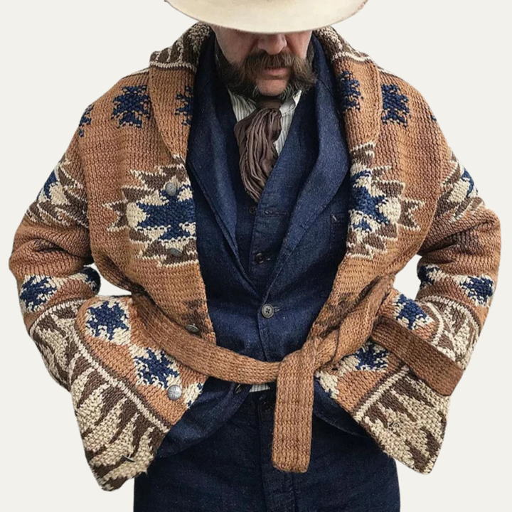 Positano Jacquardstrickjacke