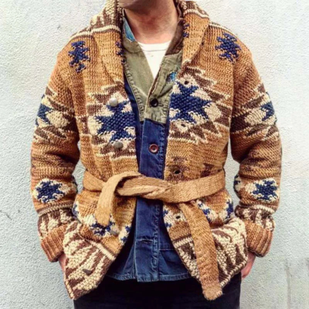 Positano Jacquardstrickjacke