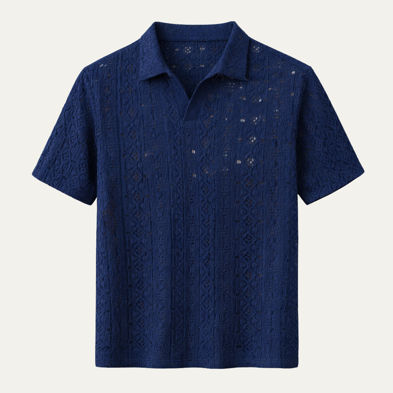 Brookstone Strickpoloshirt Kurzarm