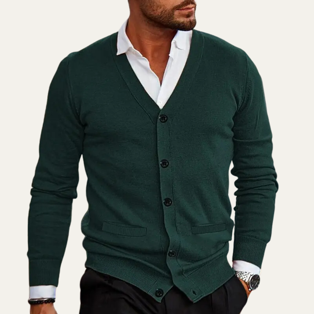 Strickjacke Slim Fit