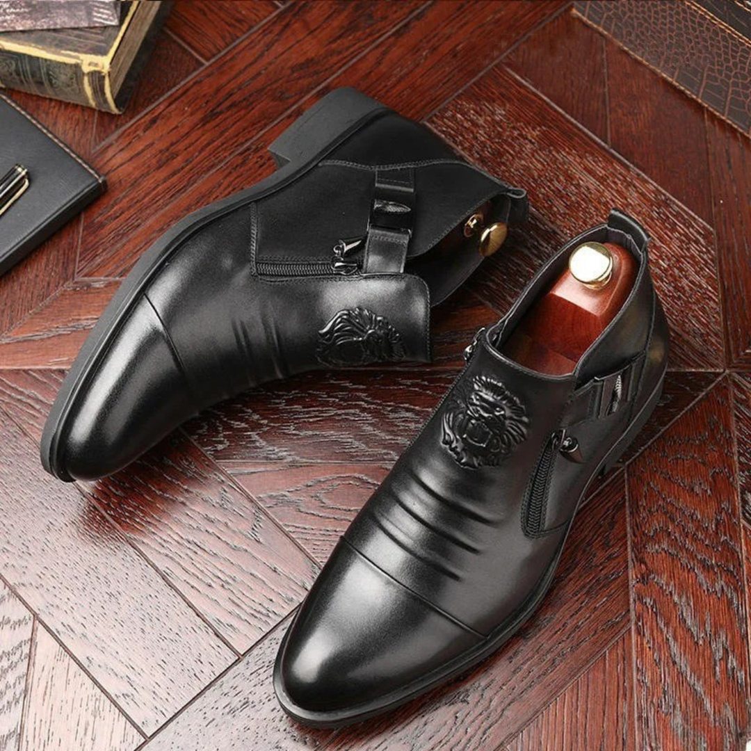 Barbaresco Lederstiefeletten