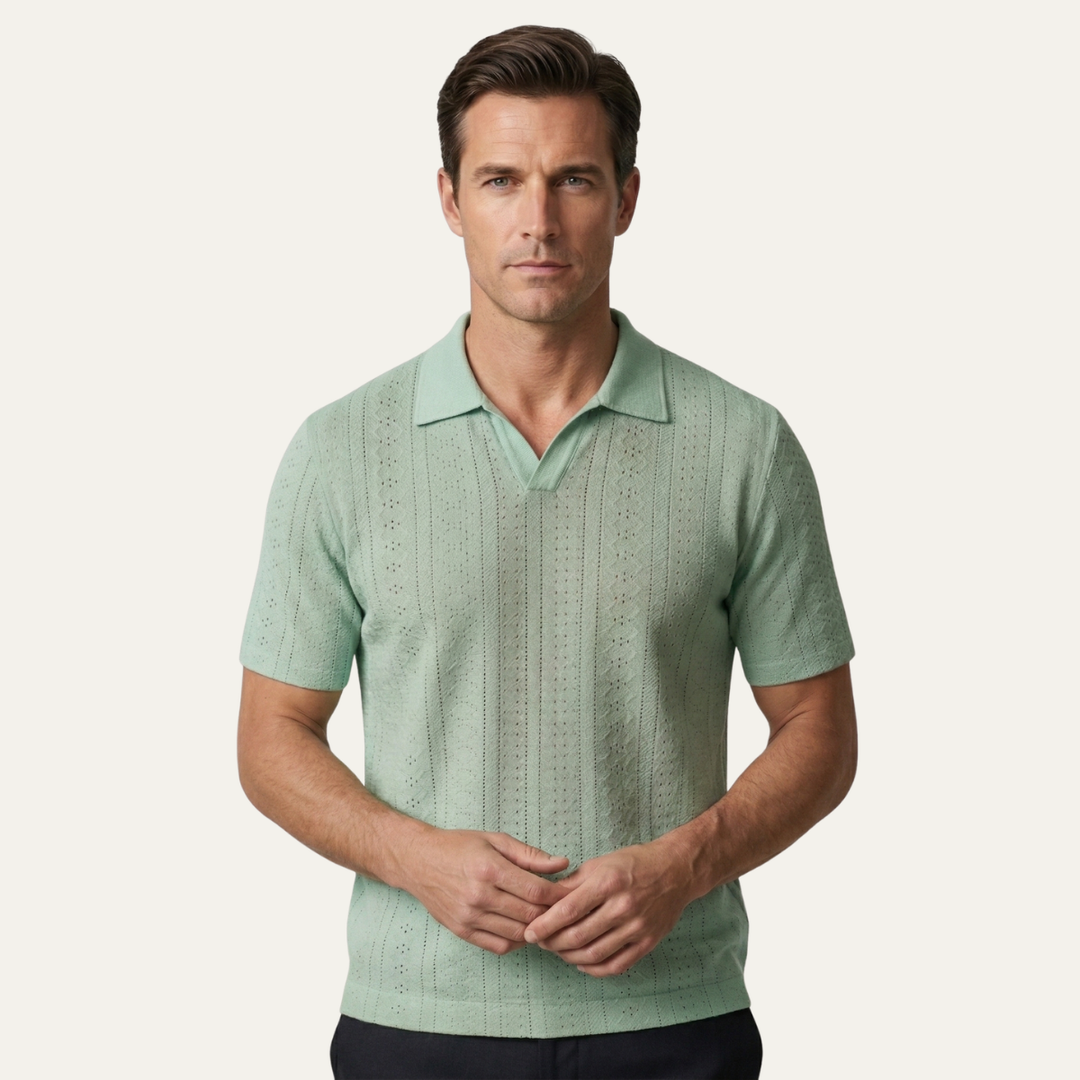 Brookhurst Strickpoloshirt