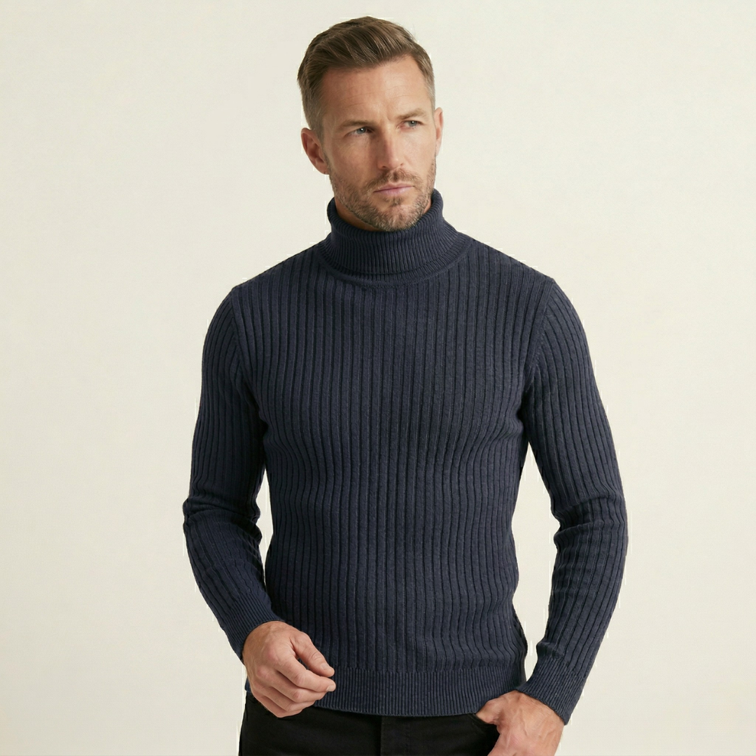 Tavolara Strickrollkragenpullover Slim Fit