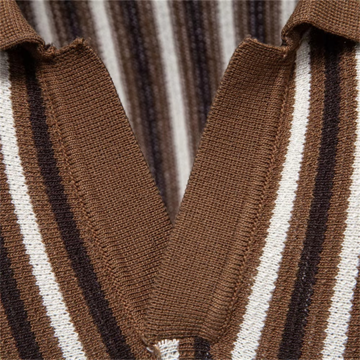 Greenfield Strickpoloshirt