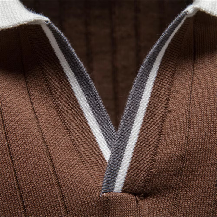Timberlake Strickpoloshirt