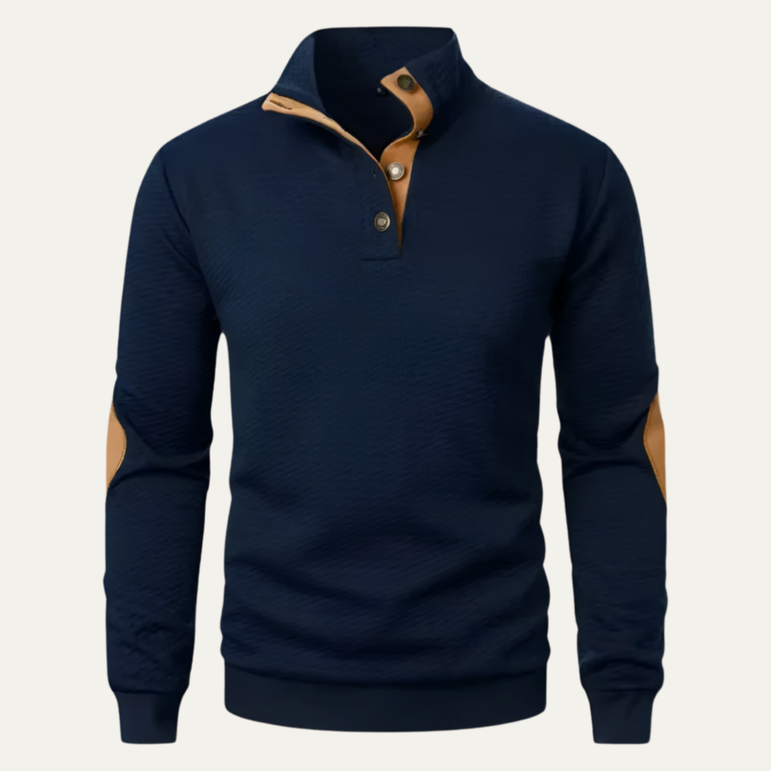 Oxford Half-Zip-Pullover