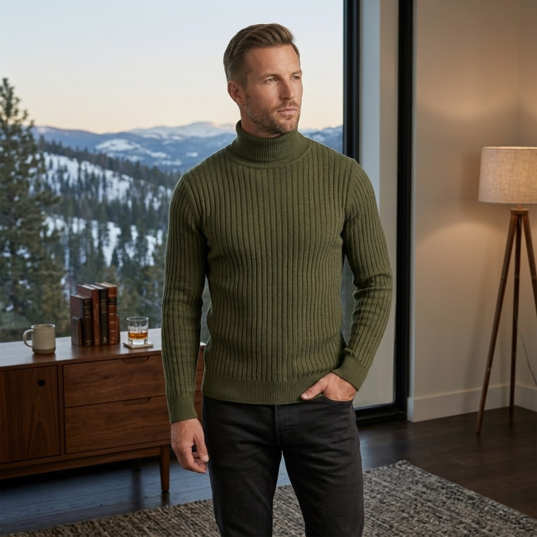 Tavolara Strickrollkragenpullover Slim Fit
