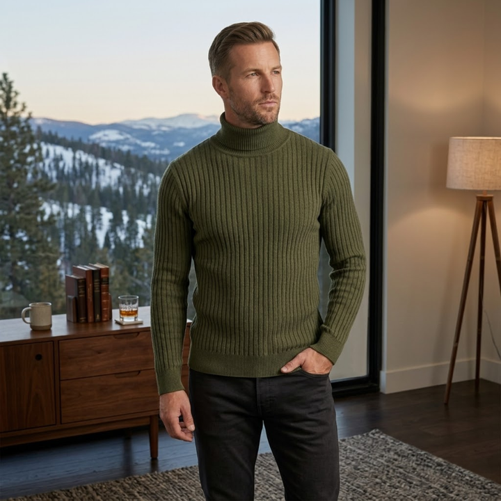Tavolara Strickrollkragenpullover Slim Fit