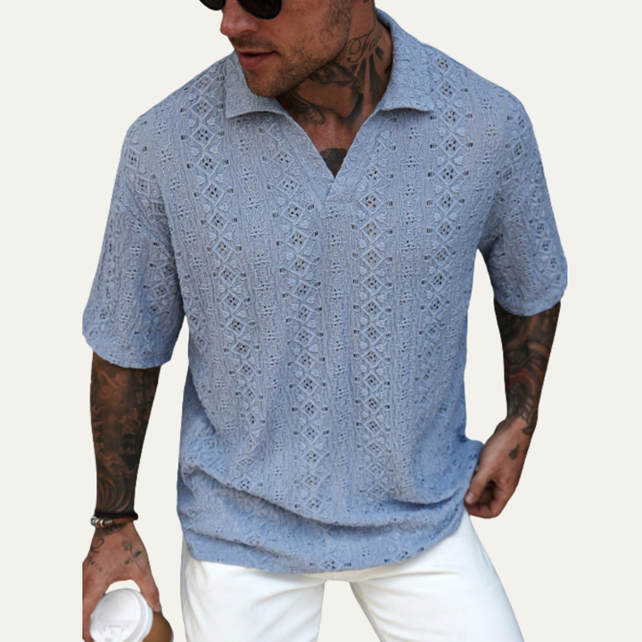 Brookstone Strickpoloshirt Kurzarm