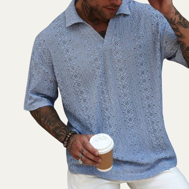 Brookstone Strickpoloshirt Kurzarm