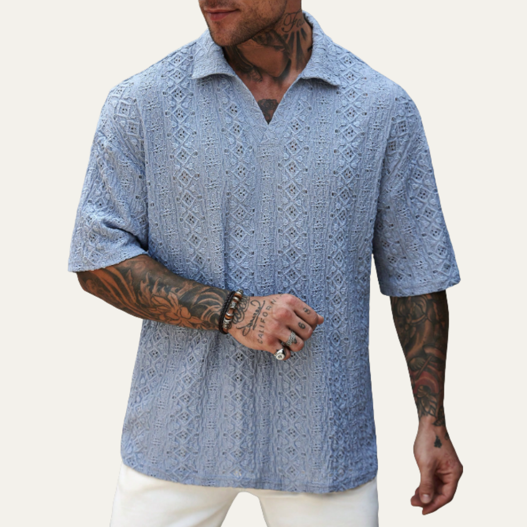 Brookstone Strickpoloshirt Kurzarm