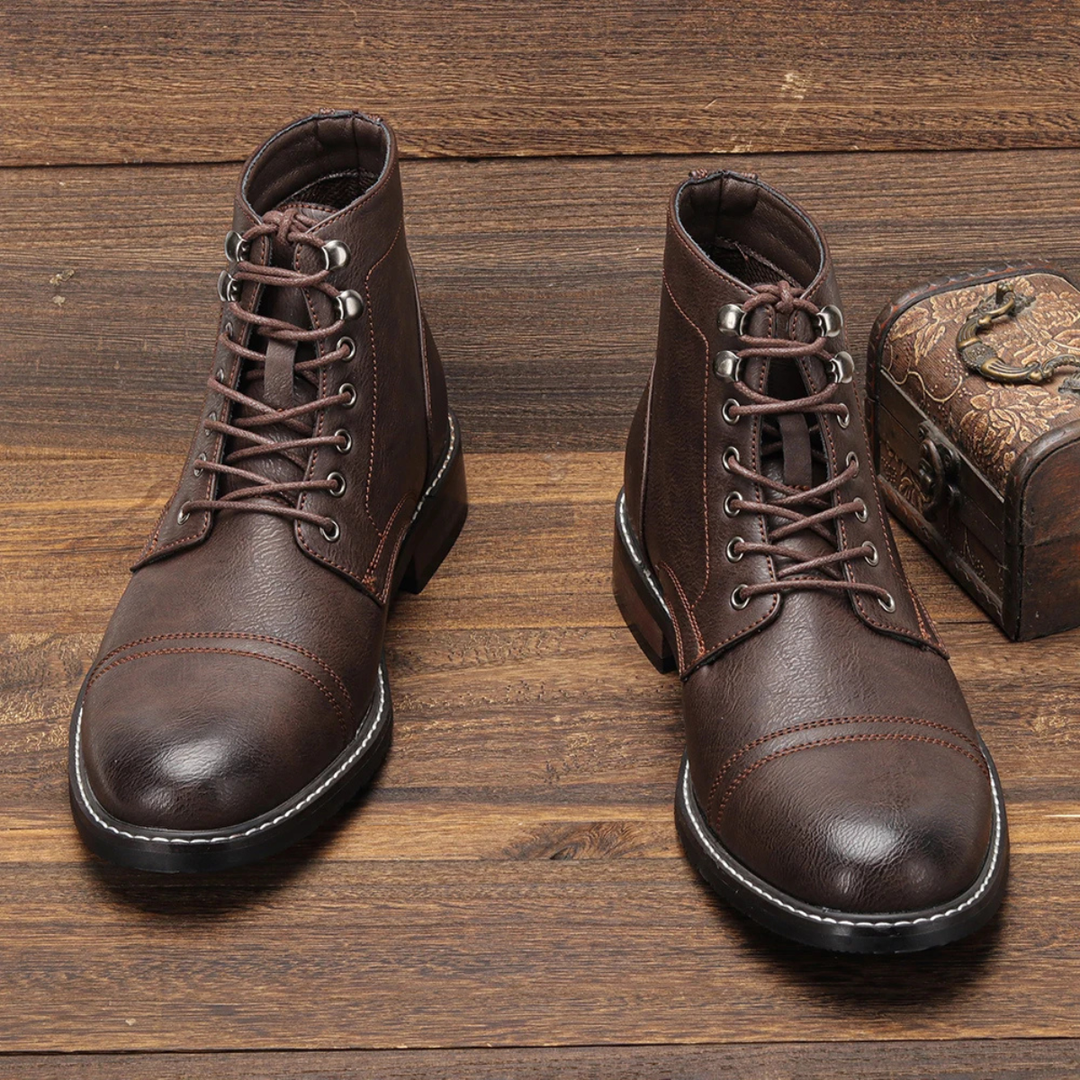 Porto Cervo Lederstiefeletten