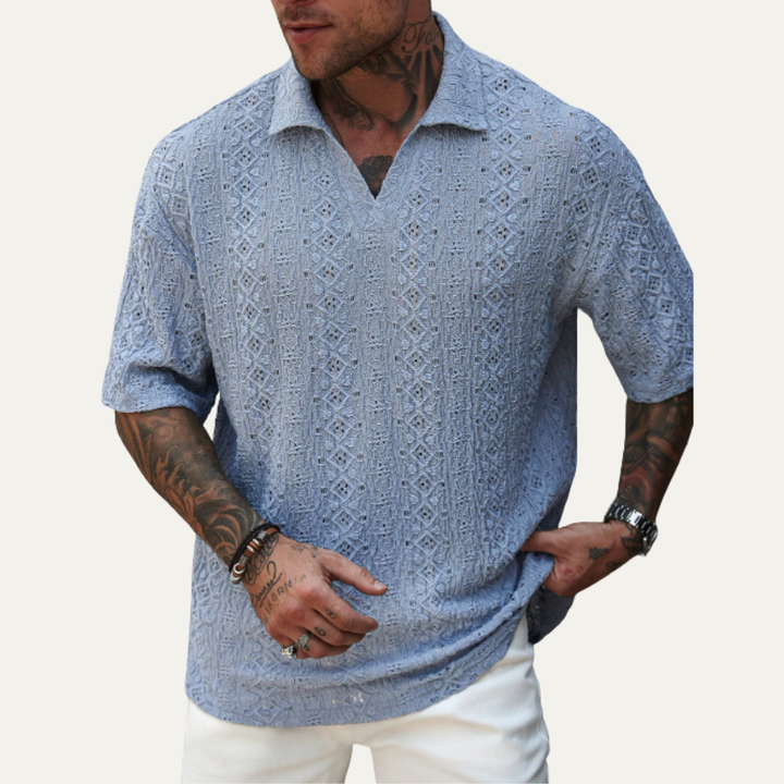 Brookstone Strickpoloshirt Kurzarm