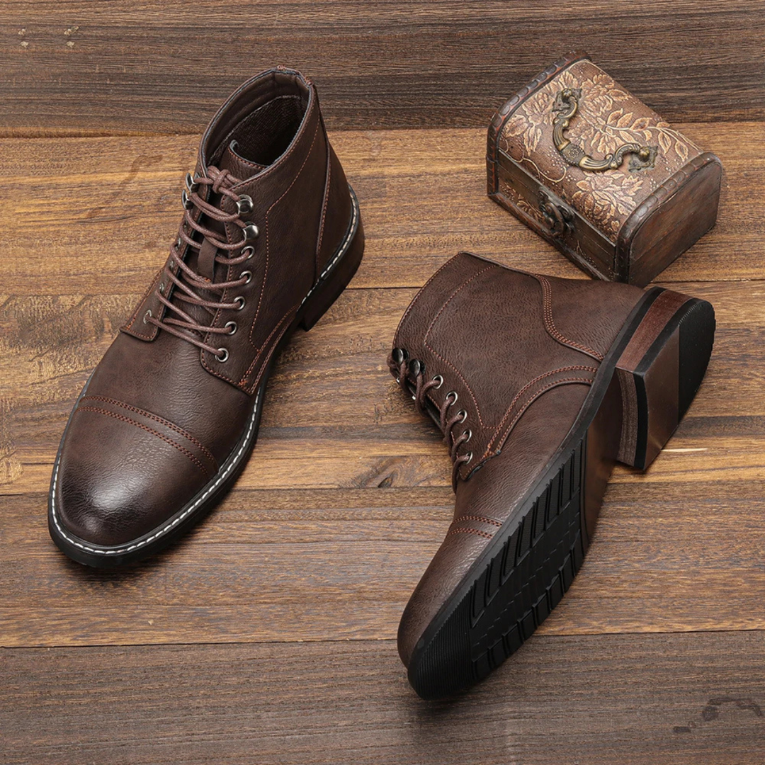 Porto Cervo Lederstiefeletten