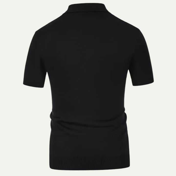 Amarone Strickpoloshirt