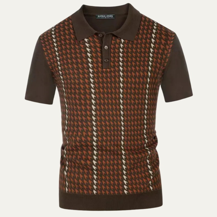 Amarone Strickpoloshirt