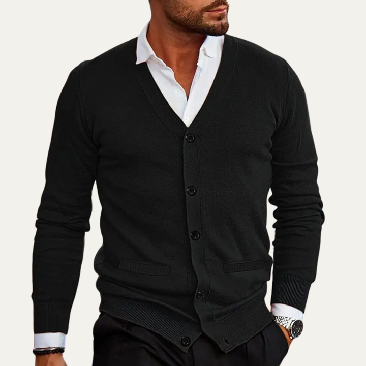 Strickjacke Slim Fit