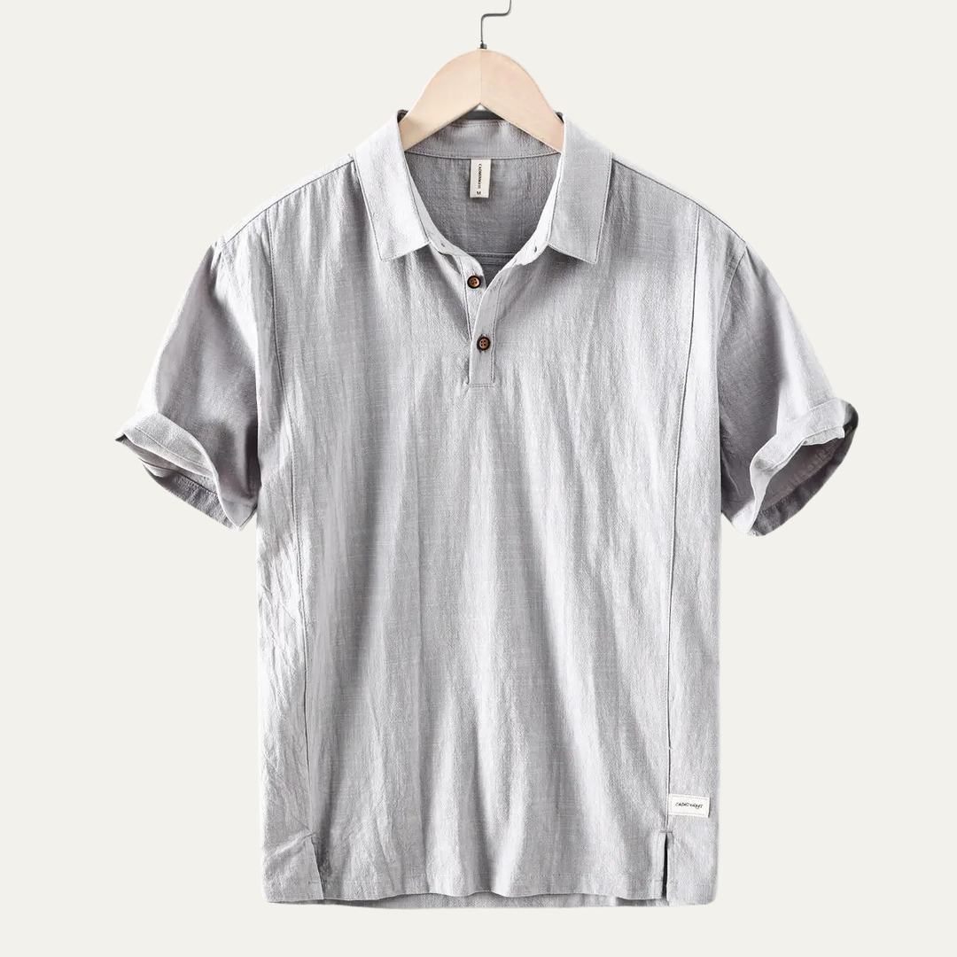 Montrose Ridge Leinenpoloshirt Kurzarm