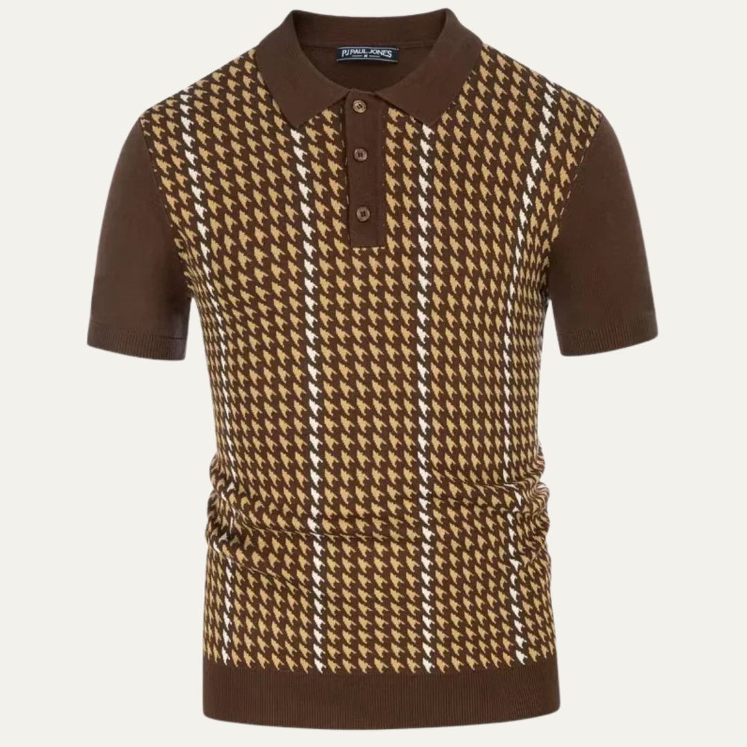 Amarone Strickpoloshirt