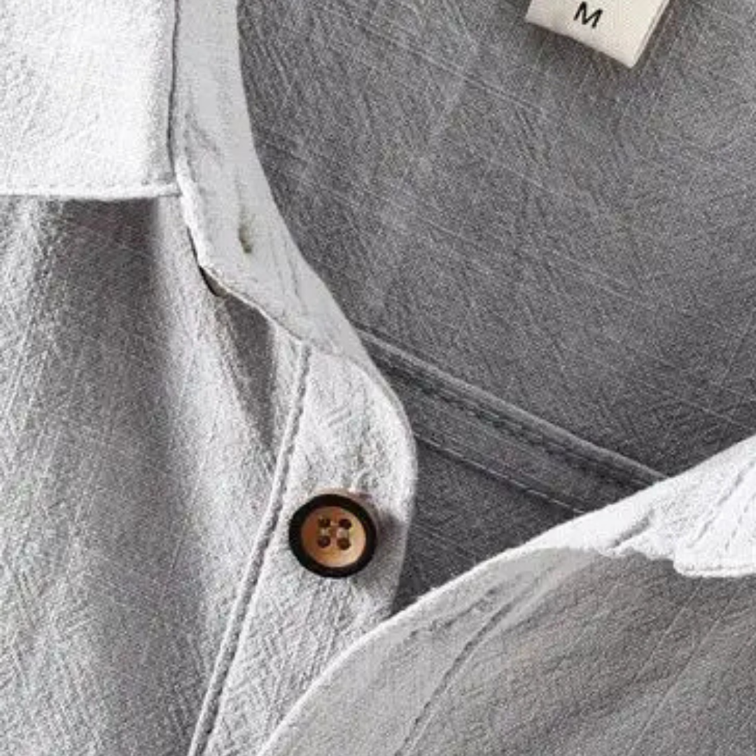 Montrose Ridge Leinenpoloshirt Kurzarm