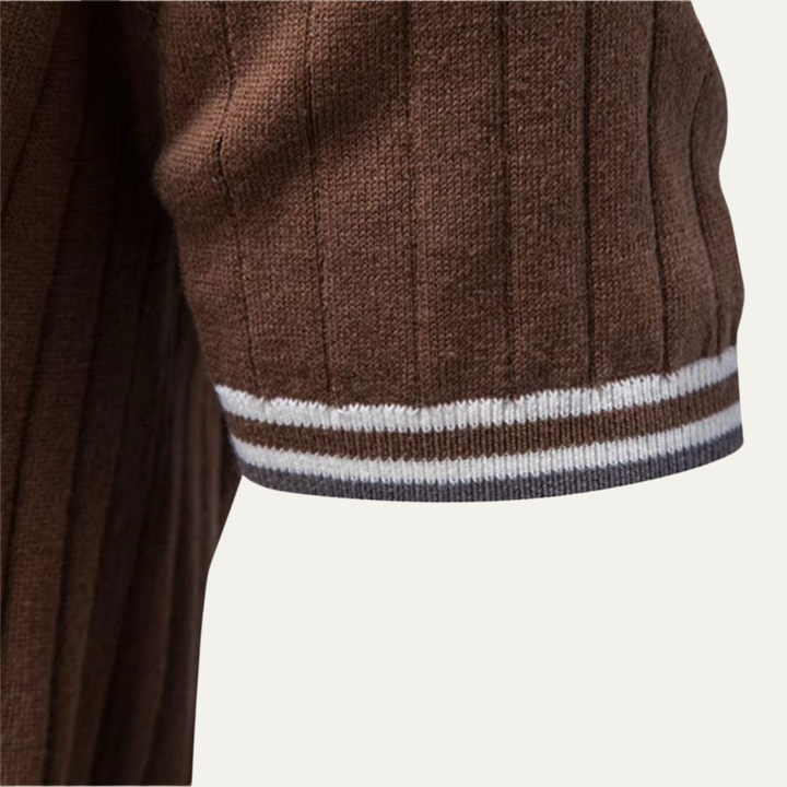 Timberlake Strickpoloshirt